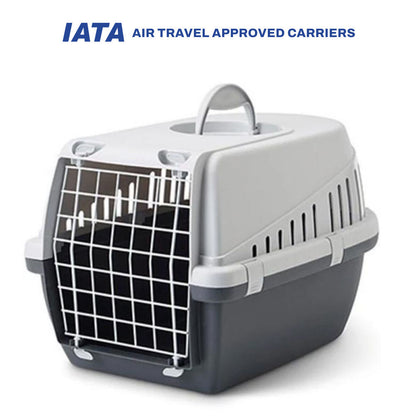 Savic Trotter 1 Iata Approved Travel Carrier For Dogs And Cats Dark Grey