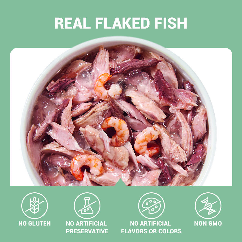 Schesir Tuna In Jelly with Shrimp Adult Cat Wet Food — side view