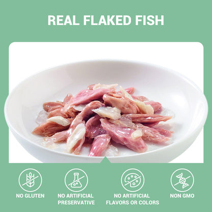 Schesir Tuna Whole Meat with Hake in Jelly Cat Wet Food — side view