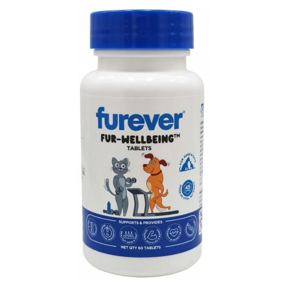 Pawsome Companion Fur Wellbeing Tablets For Dogs Cats