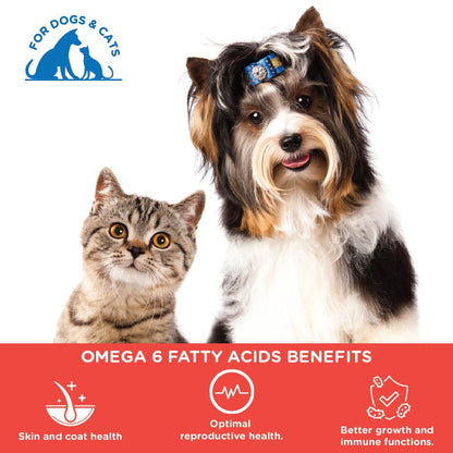 Pawsome Companion Furever Salmon Oil for Dogs & Cats 100ml — side view
