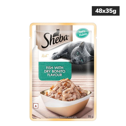 Sheba Fish with Dry Bonito Flake Premium Cat Wet Food — image 6