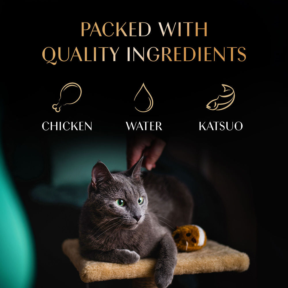 Sheba Chicken & Chicken Whitefish Sasami Selection Melty Premium Cat Treats — back view