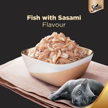 Sheba Fish With Sasami Premium Cat Wet Food Bgb - Image 5