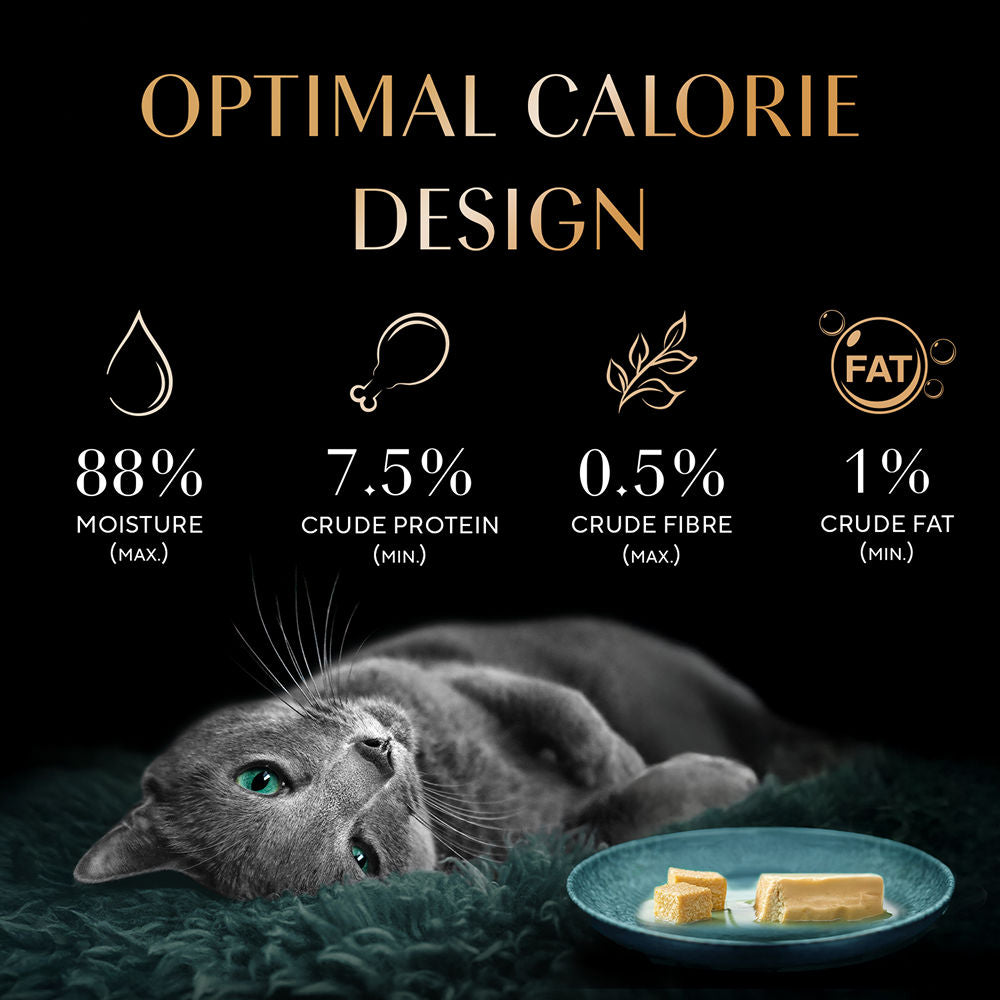 Sheba Katsuo Pate Rich Premium Adult Fine Cat Wet Food — in use