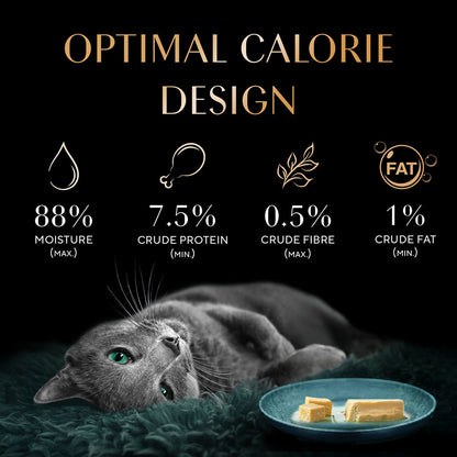 Sheba Katsuo Pate Rich Premium Adult Fine Cat Wet Food — in use