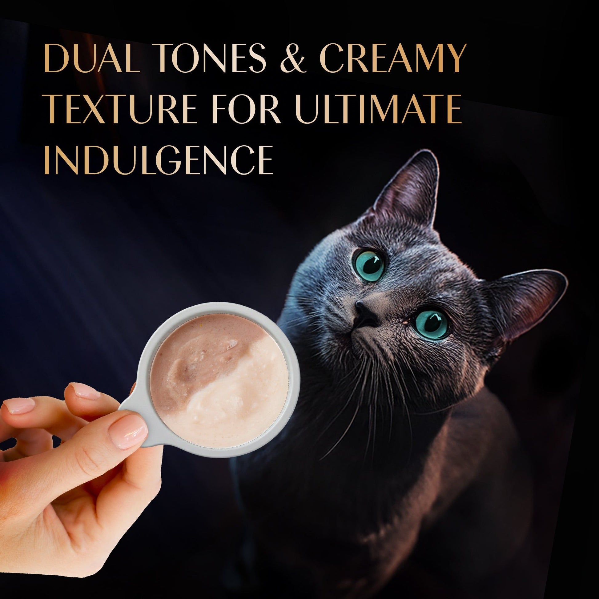 Sheba Melty Spoons Maguro Flavour with Tuna Cream Lickable Creamy Cat Treats — back view