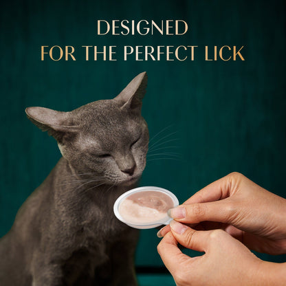 Sheba Melty Spoons Maguro Flavour with Tuna Cream Lickable Creamy Cat Treats — detail shot