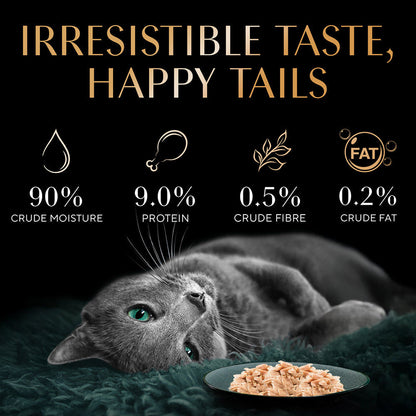 Sheba Pure Tuna Filets in Jelly Premium Cat Wet Food — in use