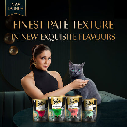 Sheba Sasami Pate Rich Premium Adult Fine Cat Wet Food — side view