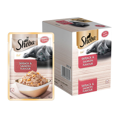 sheba-skipjack-salmon-fish-mix-cat-wet-food 12x35g