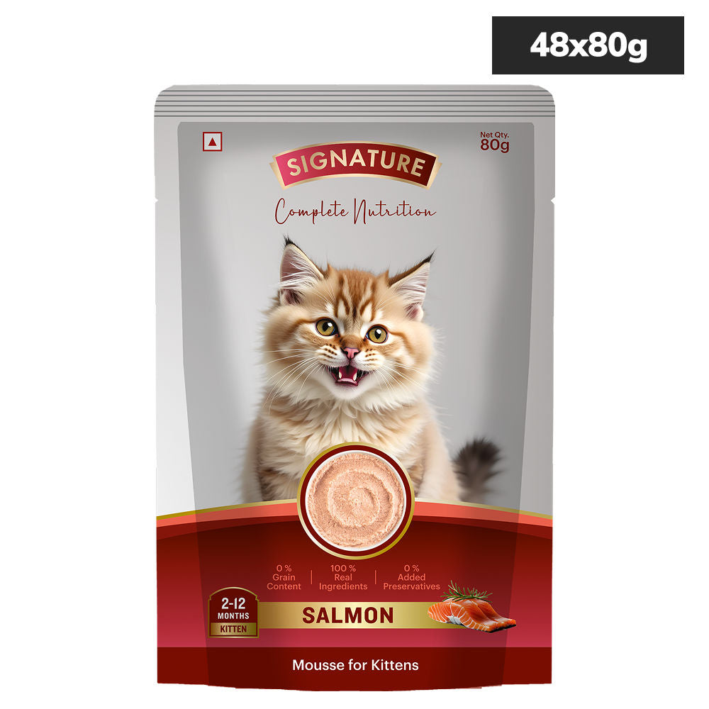 Signature Grain Zero Salmon Mousse Kitten Cat Wet Food — image 6
