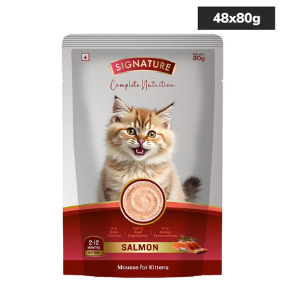 Signature Grain Zero Salmon Mousse Kitten Cat Wet Food — image 6