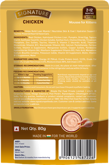 Signature Grain Zero Chicken Mousse Kitten Cat Wet Food - Image 2