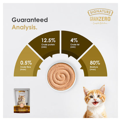 Signature Grain Zero Chicken Mousse Kitten Cat Wet Food — detail shot