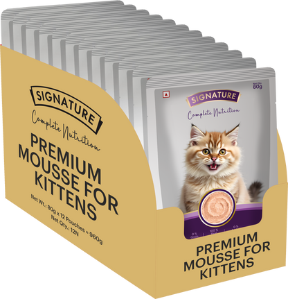 Signature Grain Zero Ocean Fish Mousse Kitten Cat Wet Food