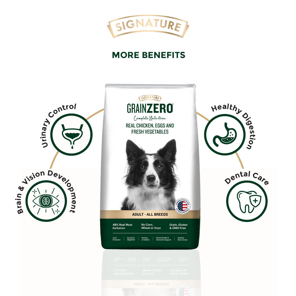 Signature Grain Zero Real Chicken Egg And Vegetables Mother And Puppy Starter Dog Dry Food Copy - Image 5