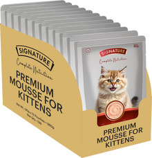 Signature Grain Zero Salmon Mousse Kitten Cat Wet Food