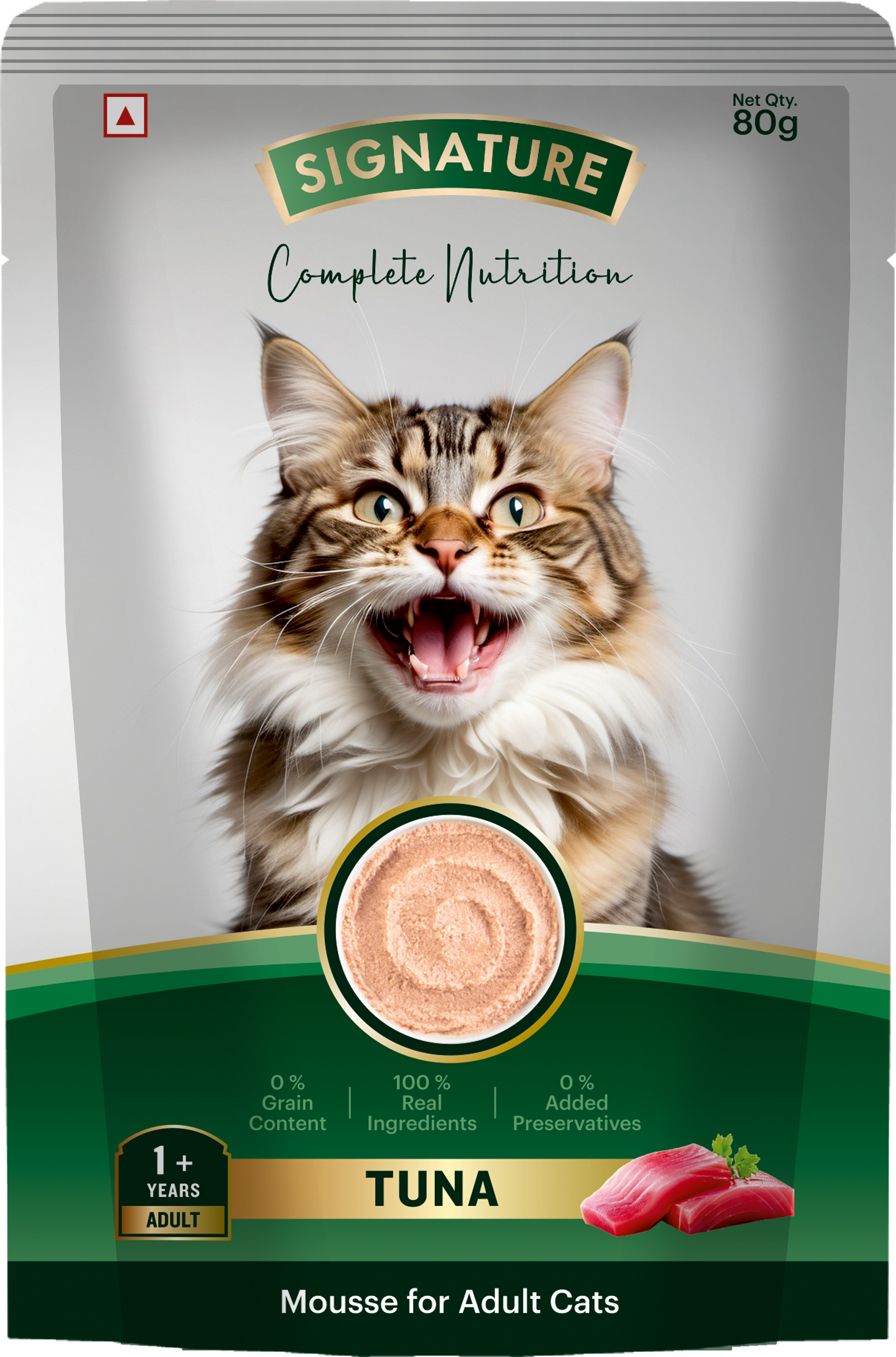 Signature Grain Zero Tuna Mousse Adult Cat Wet Food — side view
