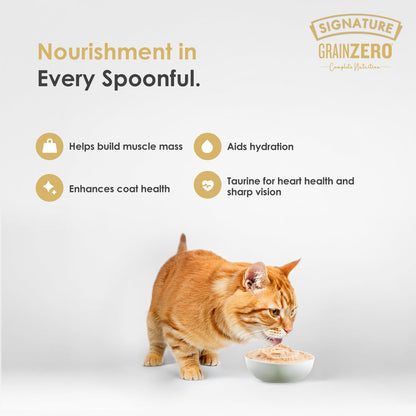 Signature Grain Zero Tuna Mousse Adult Cat Wet Food — detail shot