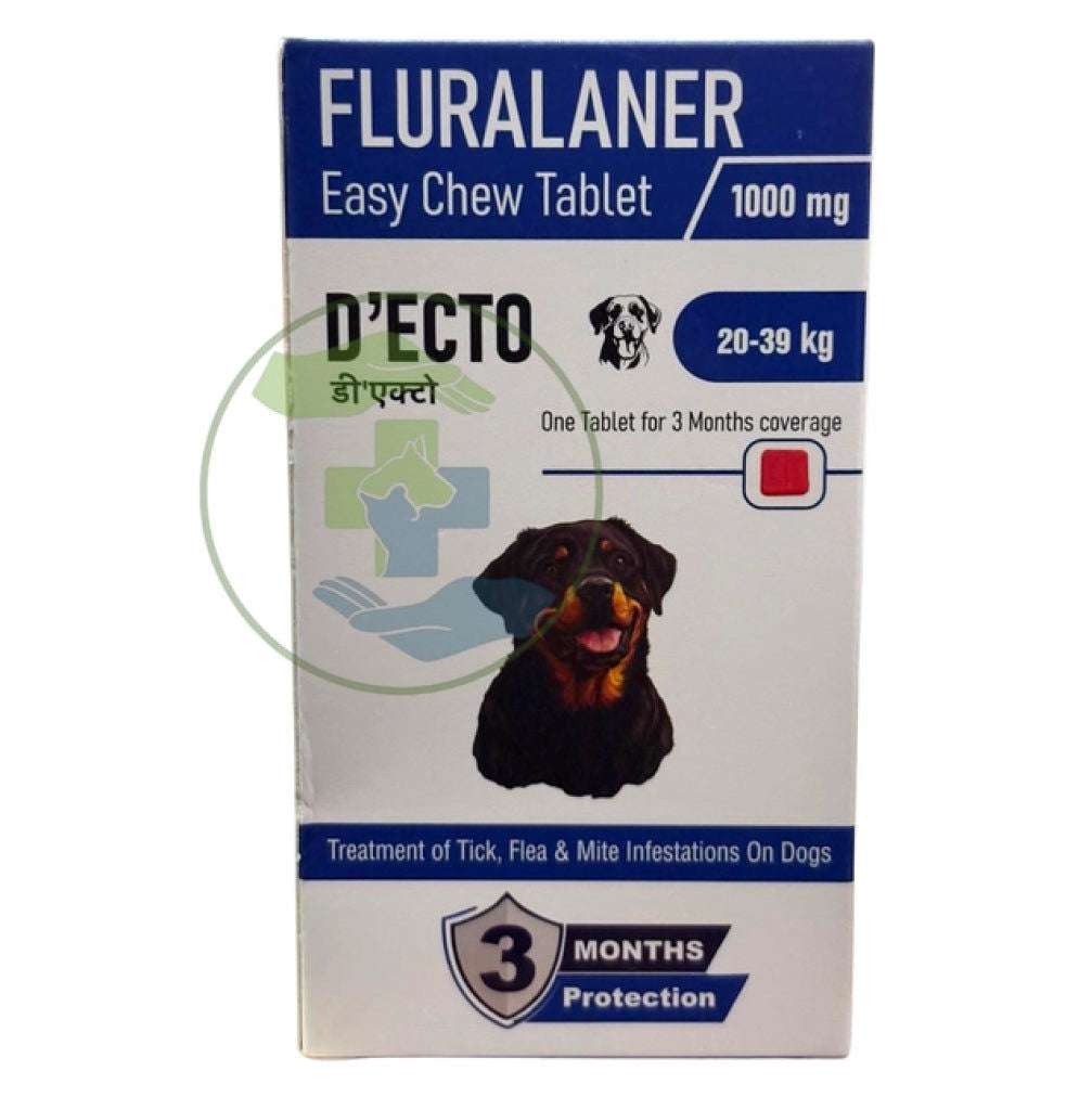 Sihil D Ecto Fluralaner 1000Mg Tablet For Dogs