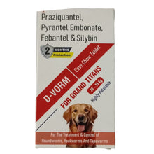 Sihil D Vorm Tablets Adult Dogs 20 To 35Kg For Dogs