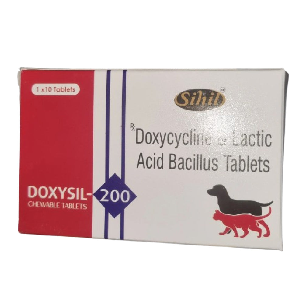 Sihil Doxysil Doxycycline 200Mg Tablet For Dogs Cats