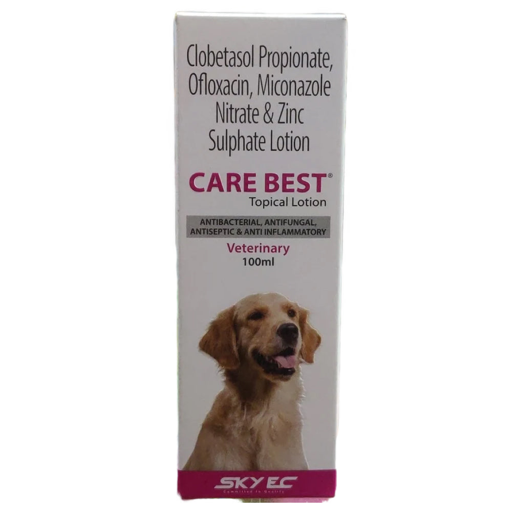 Skyec Carebest Lotion for Dogs — back view