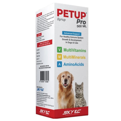 Skyec Petup Syrup Multi Vitamin Supplement for Dogs and Cats — detail shot