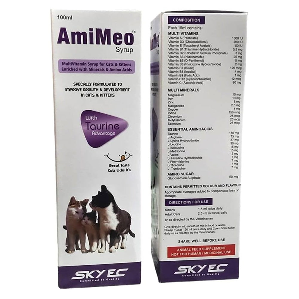 Skyec Amimeo 100Ml For Dogs And Cats