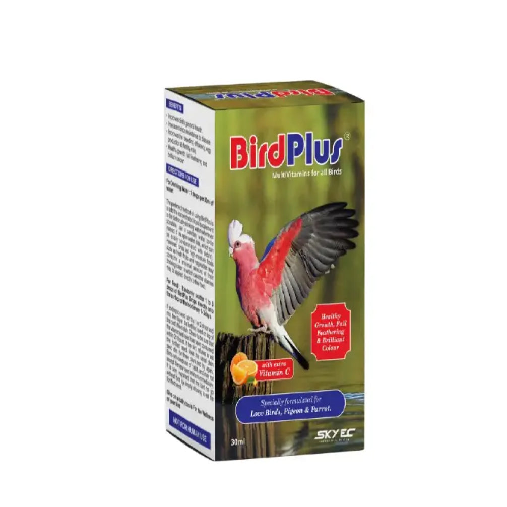 Skyec Birdplus Multivitamis Syrup For All Birds 30Ml - Image 2