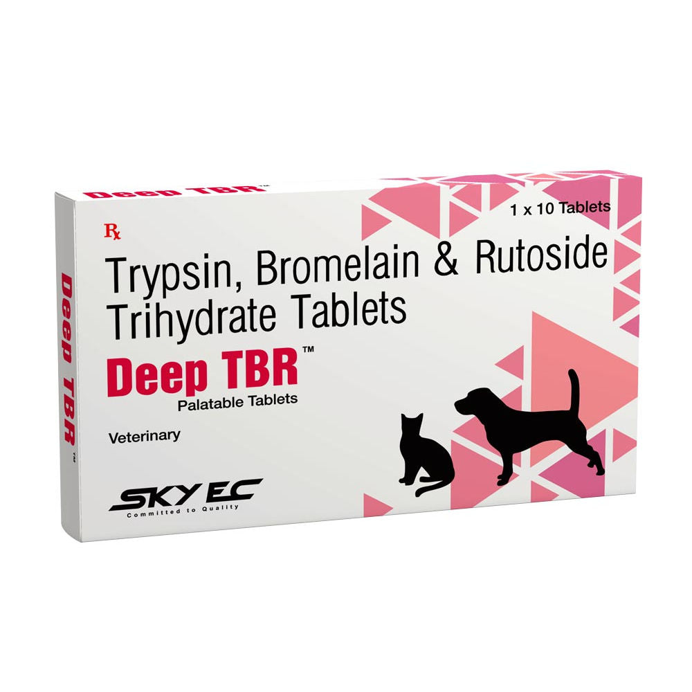 Skyec Deep Tbr Wound Healing Tablet for Dogs and Cats — side view
