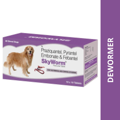 Skyec Skyworm Tablet For Dogs