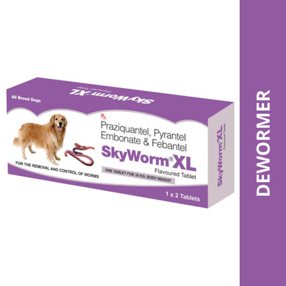 Skyec Skyworm Xl Dog Deworming Tablet Pack Of 2 Tablet