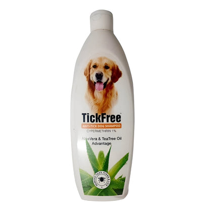 Skyec Tick Free (Cypermethrin) Shampoo for Dogs — side view