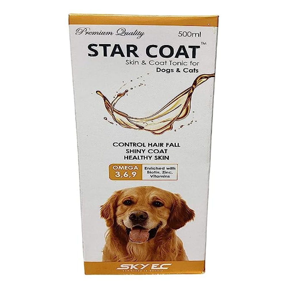 Skyec Star Coat Omega 3 + 6 Syrup for Dogs and Cats — detail shot