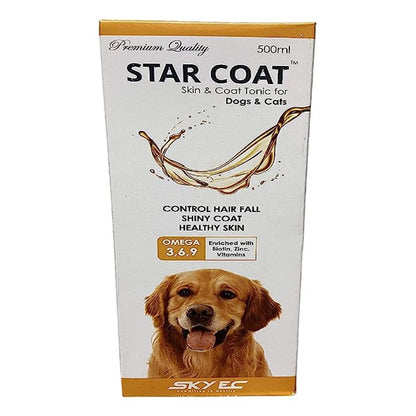 Skyec Star Coat Omega 3 + 6 Syrup for Dogs and Cats — detail shot