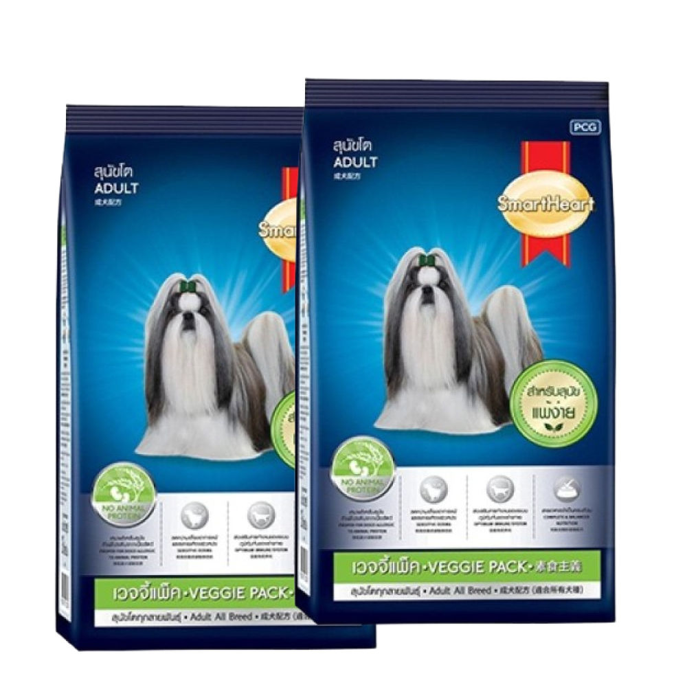 SmartHeart Veggies Adult Dog Dry Food — side view