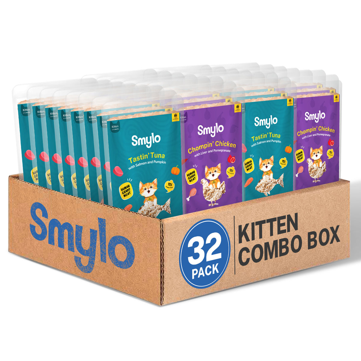 smylo-kitten-variety-combo-tuna-chicken-fresh-no-preservative-wet-cat-food 32x70g