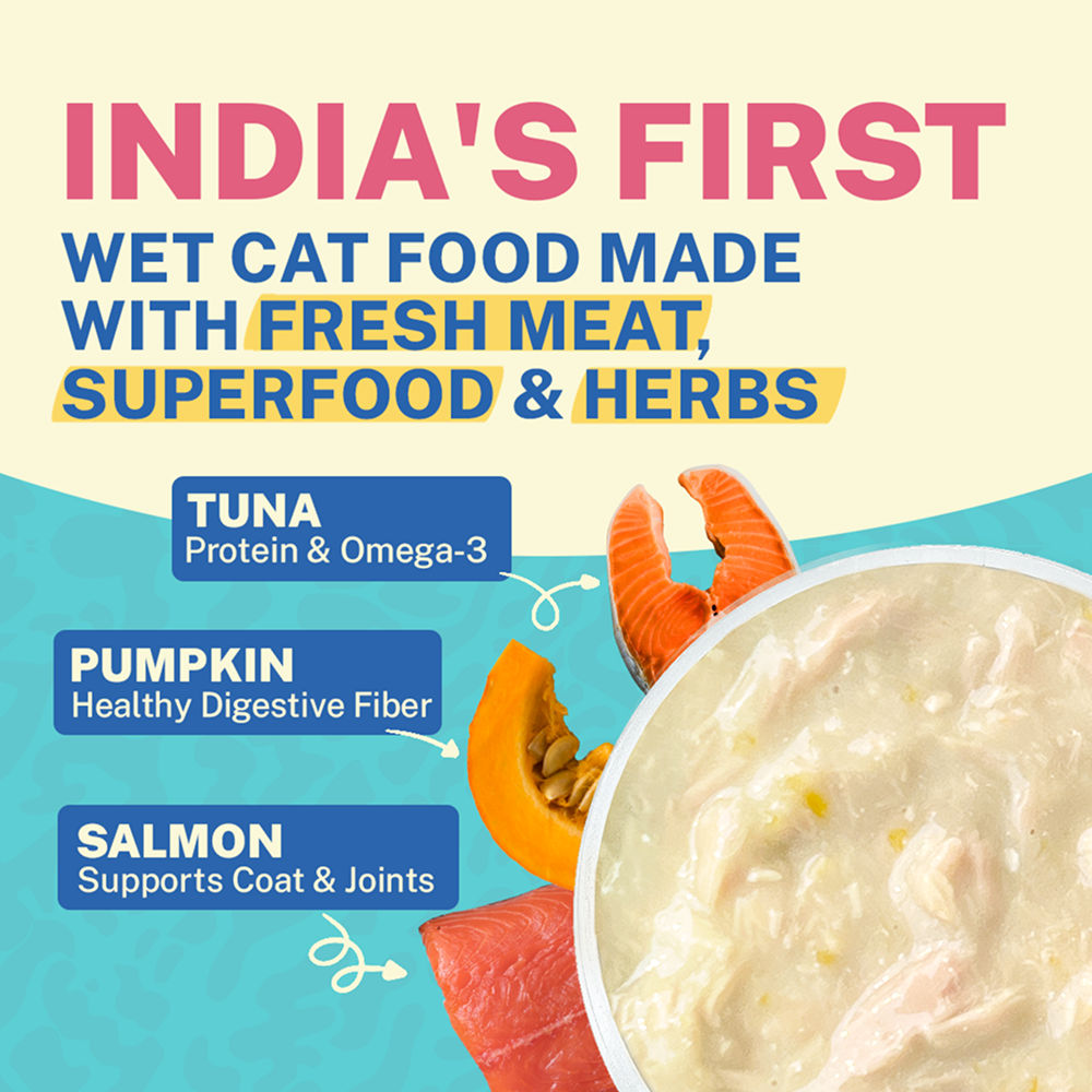 Smylo Tuna Salmon Pumpkin Fresh And No Preservative Adult Cat Wet Food - Image 3