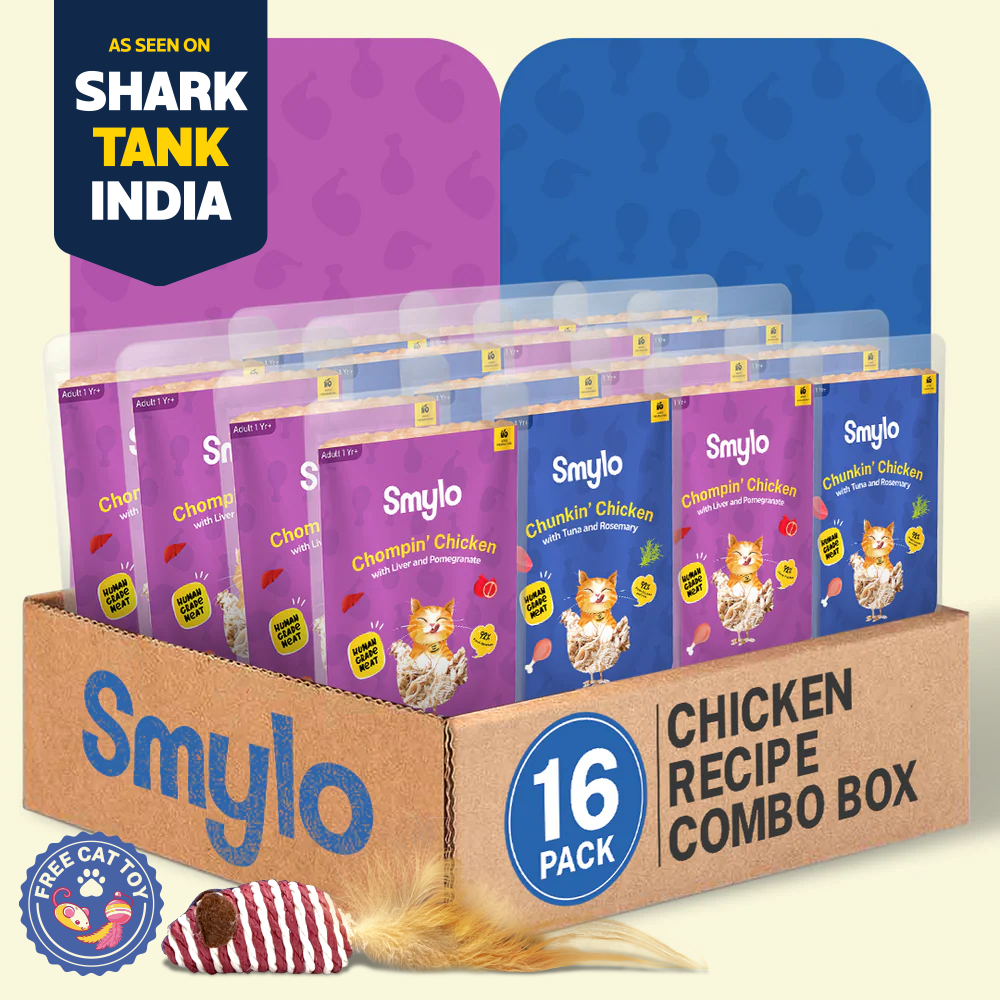 Smylo Chicken Combo Pack, Chicken & Liver, Adult Cat Wet Food
