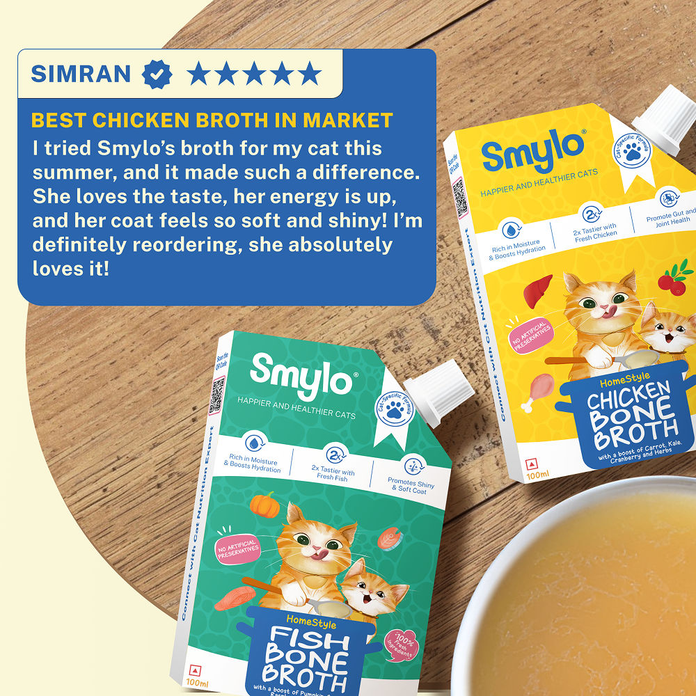 Smylo Hydration Rich Chicken With Carrot Kale And Cranberry Bone Broth For Cats - Image 5