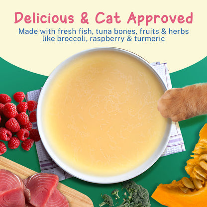 Smylo Hydration Rich Fish With Pumpkin Broccoli And Raspberry Bone Broth For Cats - Image 2
