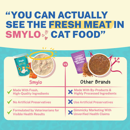 Smylo Tuna Salmon And Pumpkin Fresh And No Preservative Kitten Cat Wet Food - Image 4
