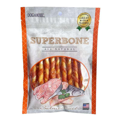Super Bone Salmon Oil Stick Dog Treats — side view