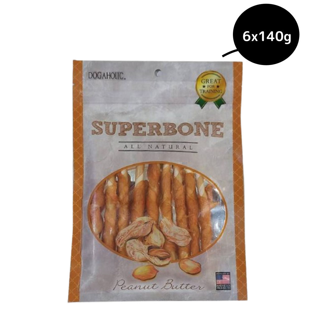 Super Bone Chicken Peanut Butter Stick Dog Treats — side view