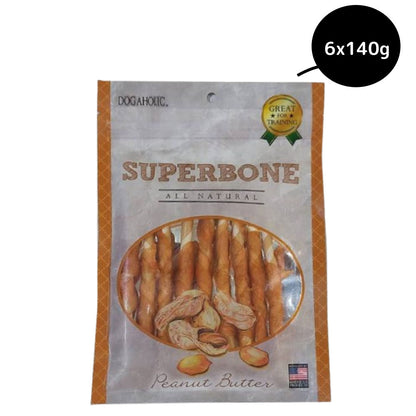 Super Bone Chicken Peanut Butter Stick Dog Treats — side view