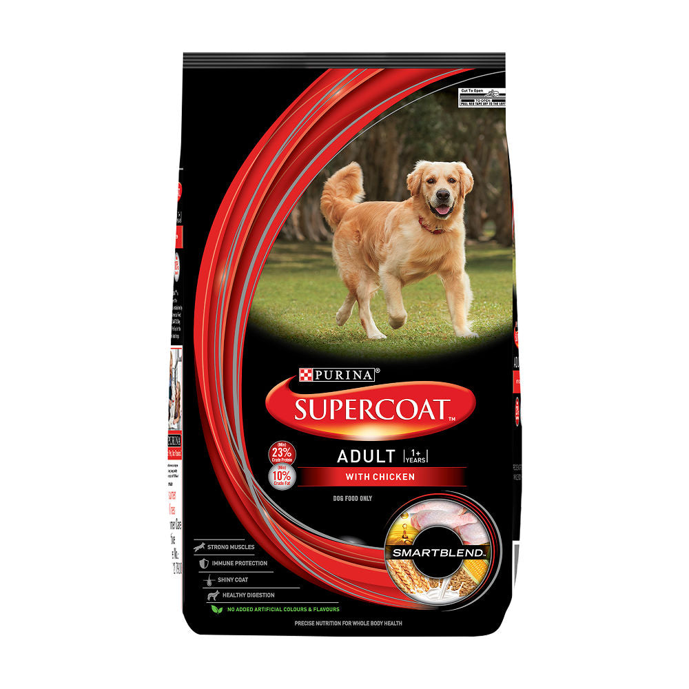 supercoat-chicken-adult-all-breed-dry-dog-food 10kg