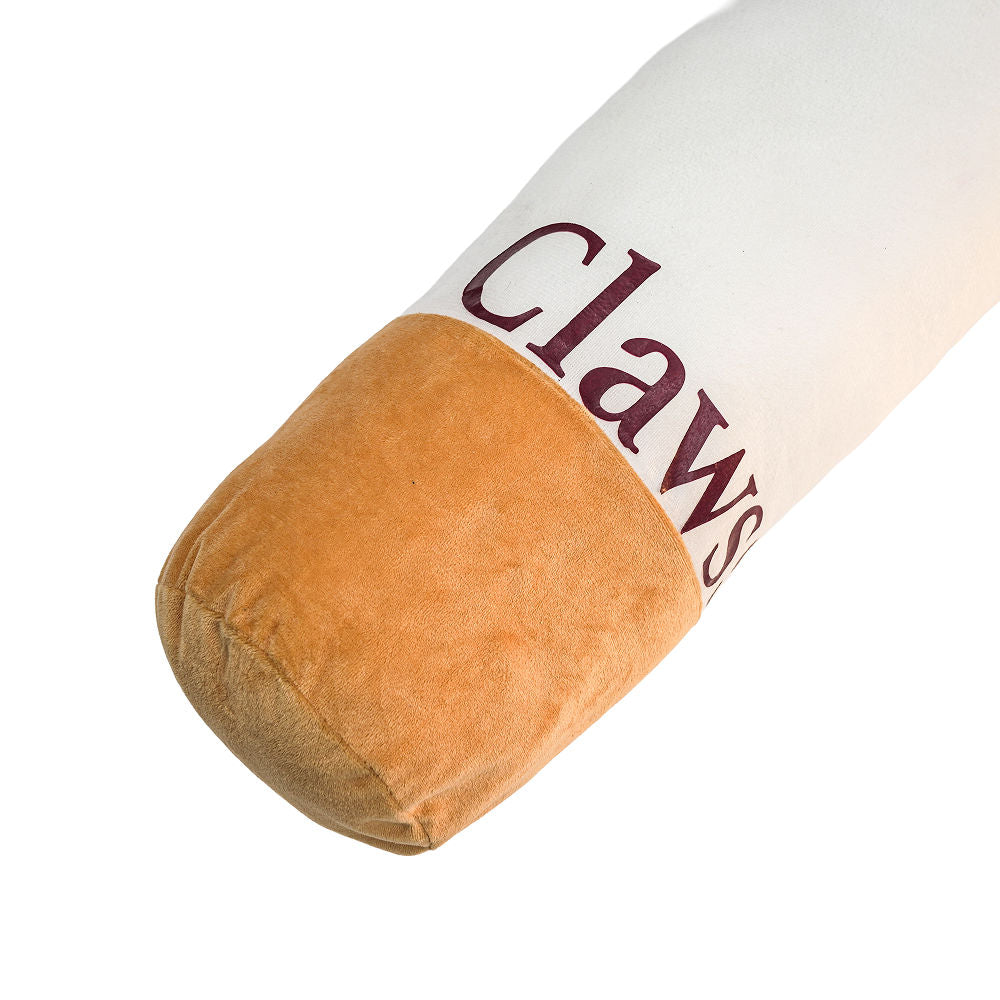 Clawsicc Cigarette Plush Toy For Dogs and Cats — in use