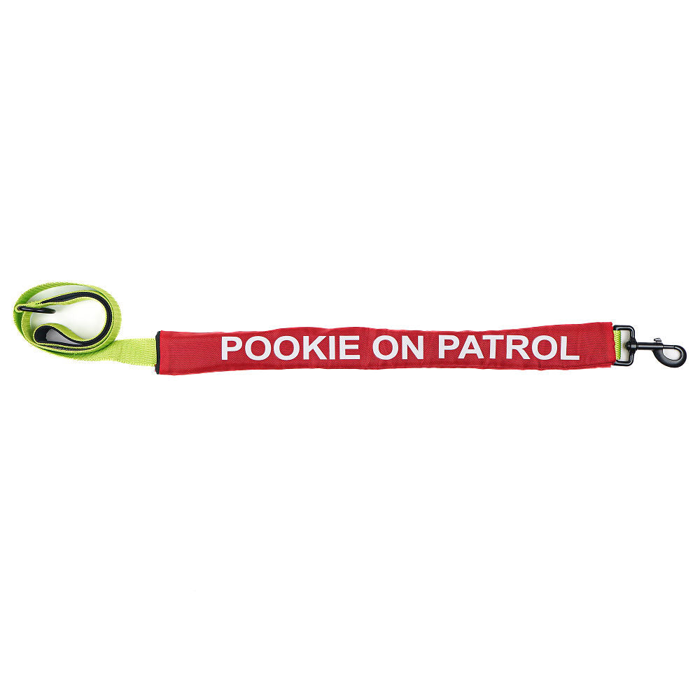 Wtf Funny Leash Sleeves For Dogs And Cats Red